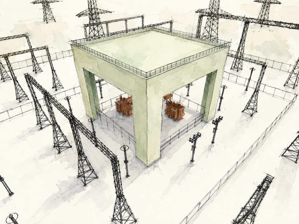 Electrical substation reconstruction 330 kV — ODNER energy infrastructure